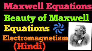 maxwell equations hindi [upl. by Llehctim]