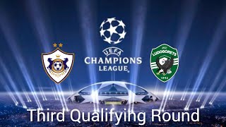 UEFA Champions League 2425 Third Qualifying Round First Leg Qarabag vs Ludogorets [upl. by Yerdna]