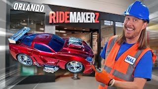 Handyman Hal builds at Ridemakerz in Orlando  Custom RC Car [upl. by Adnohr495]