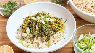 Easy Healthy Kitcheree Kitchari Recipe  Ayurvedic Mung Beans and Rice  EatSimpleFoodcom [upl. by Adlemy282]