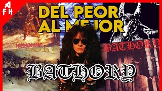 BATHORY  Rankeando del PEOR al MEJOR ÁLBUM [upl. by Pimbley]