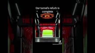 Old Trafford Tunnel Refurb youtubeshorts football fyp manchesterunited [upl. by Aliahs]