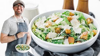 Classic Homemade Caesar Salad Recipe [upl. by Gare124]