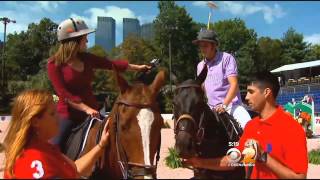 Trump Rink Transformed As Central Park Horse Show Trots Into NYC [upl. by Pul732]