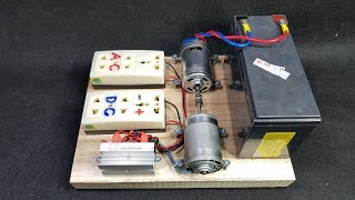 How to make 220v 50W Dynamo Generator Using 775 Motor [upl. by Lotsyrk]