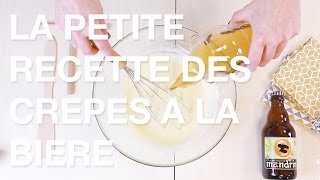 Recette de crêpe à la bière [upl. by Ryle]