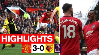 Highlights  Manchester United 30 Watford  Premier League 201920 [upl. by Dian]