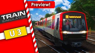 Auf der U3 nach WandsbekGartenstadt  U3 Preview  Train Simulator Hamburg  JM Simulation [upl. by Aiket]