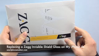 Replacing a Zagg Invisible Shield Glass on My iPhone 5s [upl. by Glorianna]