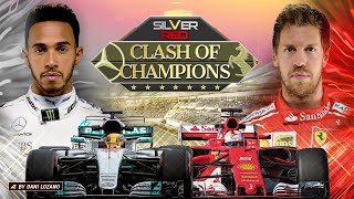 SILVER VS RED F1 2017 Clash of Champions Sebastian Vettel vs Lewis Hamilton  FLoz F1 Documentary [upl. by Hetti]