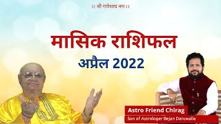 April Monthly Horoscope 2022 in Hindi by Astrologer Chirag Daruwalla Son of Bejan Daruwalla [upl. by Yael]