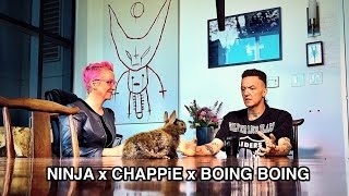 Trailer Ninja of Die Antwoord talks CHAPPiE with Boing Boings Xeni Jardin [upl. by Gill]