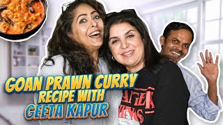 Geeta Maa Aur Farah Khan Ka Mazedaar Banter Aur Prawns Curry  FarahKhanK [upl. by Ladnek]