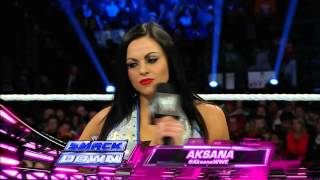 Paige vs Aksana Smackdown 18414 [upl. by Vas]