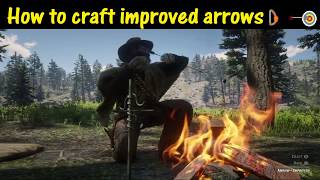 RDR2 How to craft improved arrows [upl. by Sosanna458]