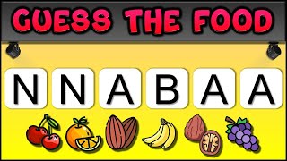 Scrambled Word Game 15  Guess 6 Letter FOOD  Jumbled Words  Facts amp Fun with Tez [upl. by Charisse]