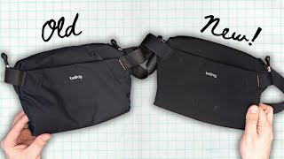 The NEW fabric for the Bellroy Lite series Lite Sling Mini 4L comparison [upl. by Atsok]