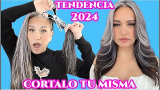 CORTA TU CABELLO FACIL Y RAPIDO  CORTE QUE NUNCA PASA DE MODA [upl. by Aisatna46]