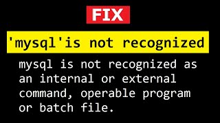 cmd error not recognized as internal and external command operable program or batch file fixed [upl. by Kam457]