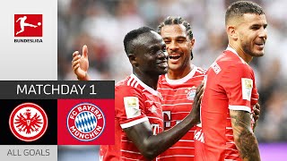 Bayern Start Season with Goals Galore  Eintracht Frankfurt  FC Bayern München 16  All Goals [upl. by Winsor923]