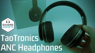 TaoTronics ANC Headphones Review  Foldable Active Noise Cancelling Headphones [upl. by Ramsdell]