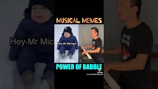 Babbling baby original vs musical [upl. by Alix]