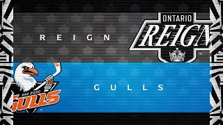 Ontario Reign vs San Diego Gulls 300pm 10823 [upl. by Linder]