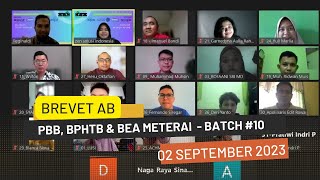 Brevet Pajak AB Batch 10 – PBB BPHTB dan Bea Meterai [upl. by Jone]