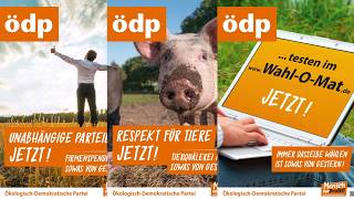 Wahlwerbespot der ÖDP zur Bundestagswahl 2017  wwwmenschvorprofitde [upl. by Grew564]