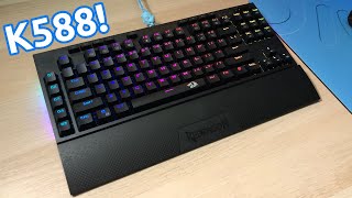 Redragon K588 Review  Solid TKL Tenkeyless Option with Extra Functionality [upl. by Susumu]