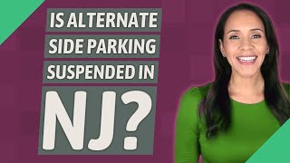 Is alternate side parking suspended in NJ [upl. by Briant]