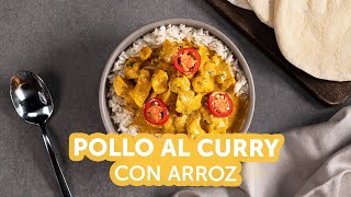 Pollo al Curry riquísimo  Receta muy Fácil y Rápida [upl. by Reinhardt858]