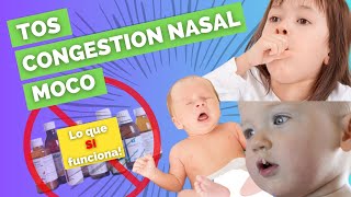 Como QUITAR la congestión nasal moco tos en niños 😷 [upl. by Otis812]