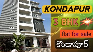 3 BhK flats  kondapur  brand new  contact  8501001789 [upl. by Outlaw698]