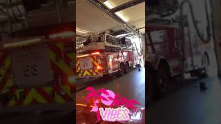 Schaumburg Illinois Fire Department Tower 53 Responding [upl. by Stalker]