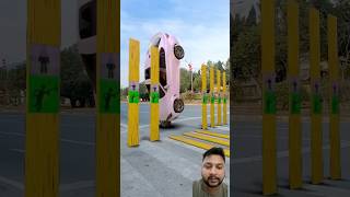 Smart road crossing car 🚘 funny vfxind vfxmdr vfxworld smartgadgets car roads cristiano [upl. by Vasta]