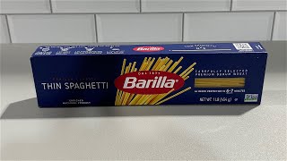 Barilla Spaghetti Pasta  16 oz box [upl. by Inittirb]