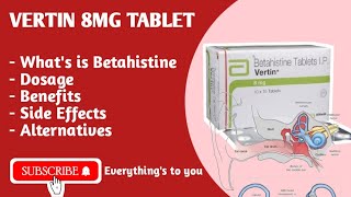 VERTIN 8MG TAB  Full Details  Medicines details in Tamil  Marundhu Kadai [upl. by Ateval488]