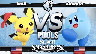 CLG  VoiD Pichu vs Komota Kirby  Ultimate Pools  Frostbite 2019 [upl. by Questa]