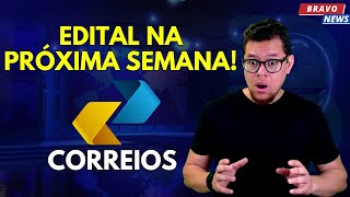 EDITAL NA PRÓXIMA SEMANA  CONCURSO CORREIOS 2024 [upl. by Ainavi]