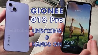 Gionee G13 Pro  iPhone 13    Unboxing amp Hands On  85 US iPhone13 g13pro [upl. by Lucille430]