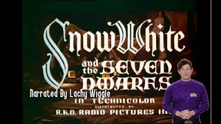 Snow White And The Seven Dwarfs 1937 Trailer Narrated By Lachy Wiggle [upl. by Ariajay]