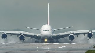 SMOOTHEST AIRBUS A380 LANDING ever No smoke  Best A380 Landing I have ever seen 4K [upl. by Trimmer743]