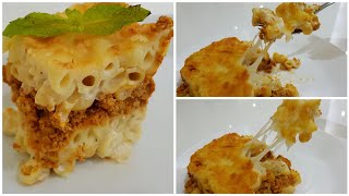 Bechamel Macaroni Recipe  White sauce  Creamy Bechamel Macaroni [upl. by Teleya518]