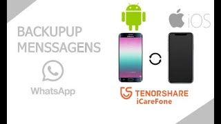 Transferir Backup WhatsApp do IPhone para Android iCareFone for WhatsApp Tranfermétodo 100 fácil [upl. by Enovahs75]