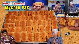 தெரிந்ததும் தெரியதாததும் மைசூர் பாக் செய்முறை Traditional MysorePak CDK 1399 Chef Deenas Kitchen [upl. by Ron]