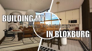 BUILDING my DREAM APARTMENT in BLOXBURG  ROBLOX [upl. by Aned727]