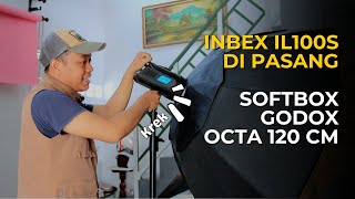 INBEX IL100S DIPASANG SOFTBOX OCTA 120CM [upl. by Whiteley972]