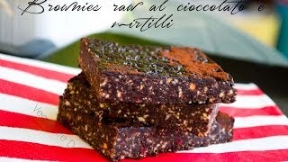 Brownies raw ricetta senza glutine [upl. by Aspasia]