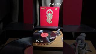 TOTO quotRosannaquot shorts 80smusic レコード music vinyls 80年代洋楽 toto [upl. by Winston]